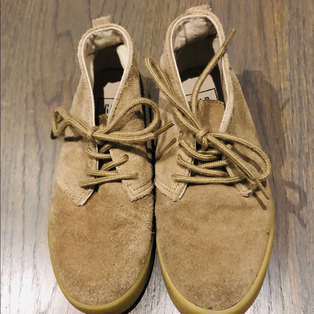GAP Khaki suede hush puppy-like shoes, 13 - Picture 2 of 4